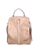 Karen Fedele rose gold rostbőr női hátizsák/válltáska
