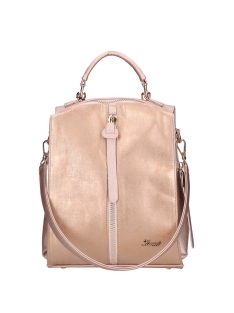 Karen Fedele rose gold rostbőr női hátizsák/válltáska
