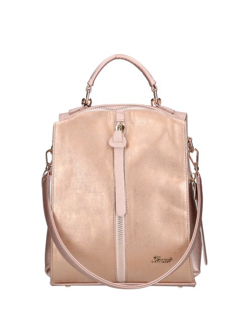 Karen Fedele rose gold rostbőr női hátizsák/válltáska