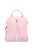 Karen Fedele rózsaszín rostbőr női hátizsák/válltáska