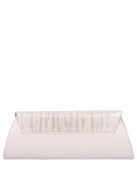 Karen Isa bézs-rose gold rostbőr női alkalmi táska