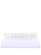 Karen Isa fehér-ezüst rostbőr női alkalmi táska