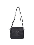 Karen Flora fekete steppelt rostbőr női oldaltáska