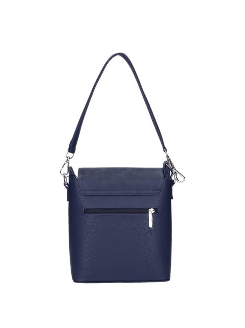 Karen Marika kék rostbőr női oldaltáska