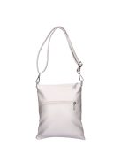 Karen Liz pezsgő-fehér rostbőr női oldaltáska