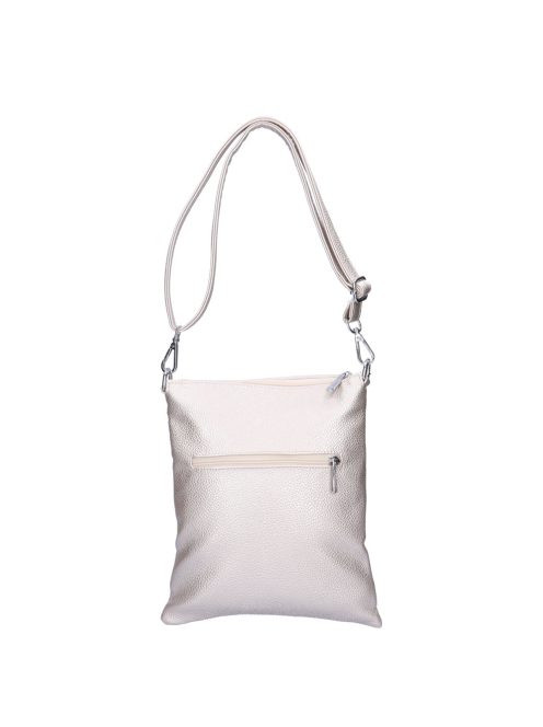 Karen Liz pezsgő-fehér rostbőr női oldaltáska