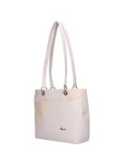 Karen Oktawia bézs steppelt rostbőr női válltáska