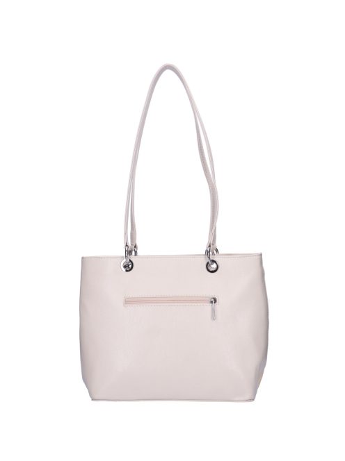 Karen Oktawia bézs steppelt rostbőr női válltáska