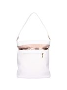 Karen Olka fehér-rose gold rostbőr női válltáska