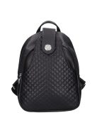 Karen Wincent fekete steppelt rostbőr női hátizsák