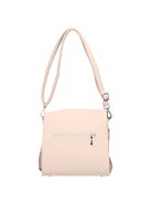 Karen Arletta bézs-drapp virágos rostbőr női oldaltáska