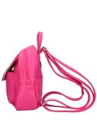 Karen Czarek rózsaszín virágos rostbőr kicsi női hátizsák