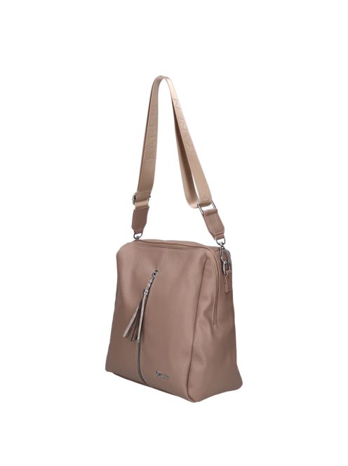 Karen Ce-Afra drapp rostbőr női oldaltáska