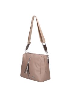 Karen Ce-Afra drapp rostbőr női oldaltáska