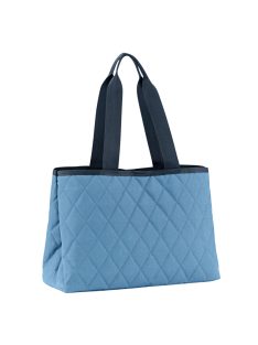   Reisenthel classic shopper L kék steppelt női shopper táska
