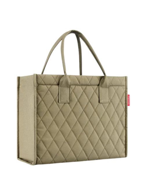 Reisenthel daily shopper zöld steppelt női kézitáska