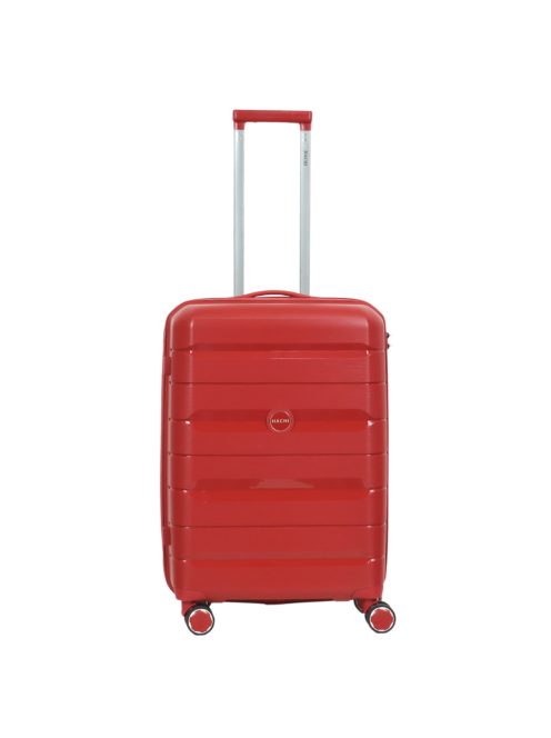 Hachi Denver piros 4 kerekű közepes bőrönd