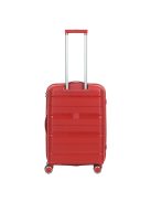 Hachi Denver piros 4 kerekű közepes bőrönd