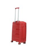 Hachi Denver piros 4 kerekű közepes bőrönd