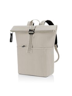 Reisenthel rolltop bézs női futár hátizsák