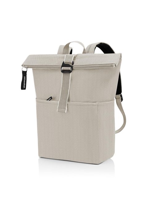 Reisenthel rolltop bézs női futár hátizsák
