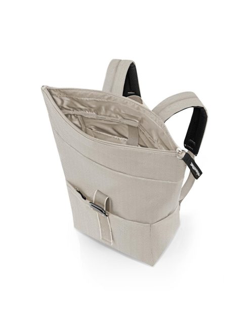 Reisenthel rolltop bézs női futár hátizsák