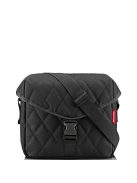 Reisenthel saddle bag M fekete steppelt női oldaltáska