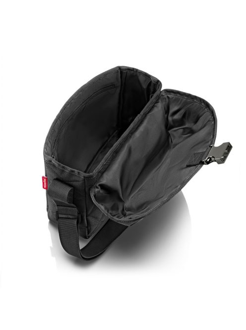 Reisenthel saddle bag M fekete steppelt női oldaltáska