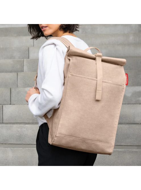 Reisenthel urban rolltop bézs női hátizsák