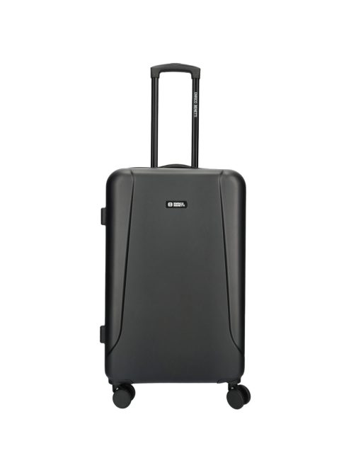 Enrico Benetti Edmonton fekete 4 kerekű közepes bőrönd