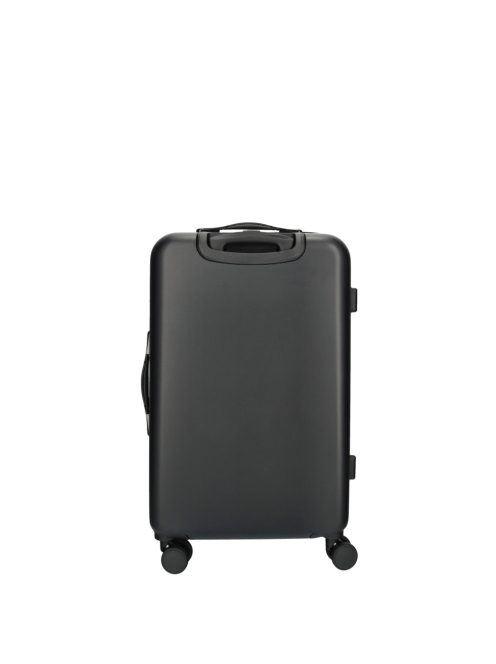 Enrico Benetti Edmonton fekete 4 kerekű közepes bőrönd