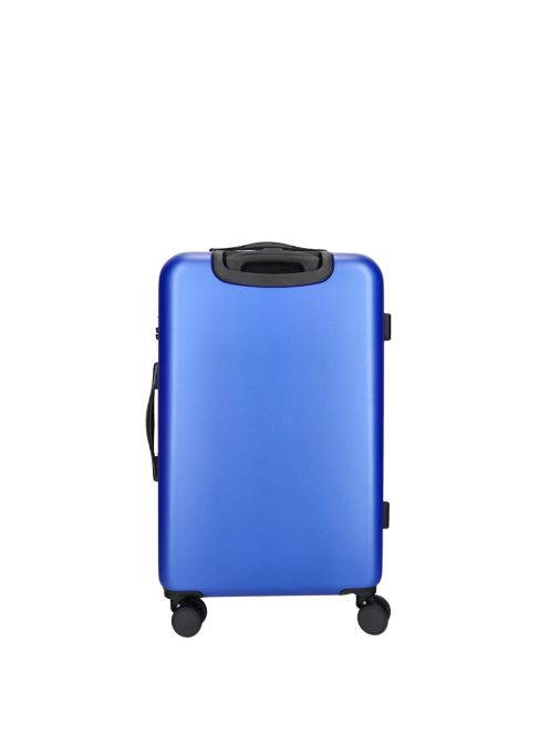 Enrico Benetti Edmonton kék 4 kerekű közepes bőrönd