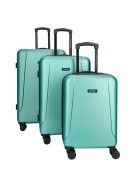 Enrico Benetti Edmonton menta 4 kerekű 3 részes bőrönd szett