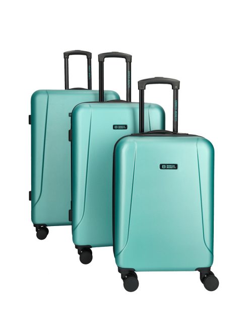 Enrico Benetti Edmonton menta 4 kerekű 3 részes bőrönd szett