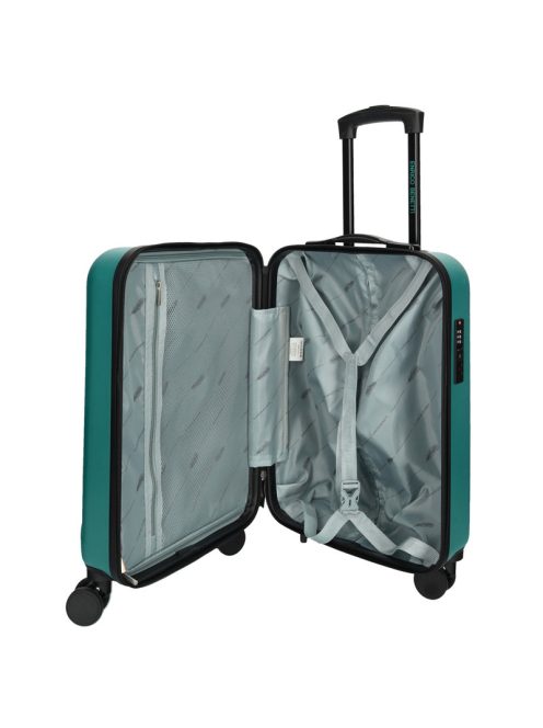 Enrico Benetti Edmonton menta 4 kerekű 3 részes bőrönd szett