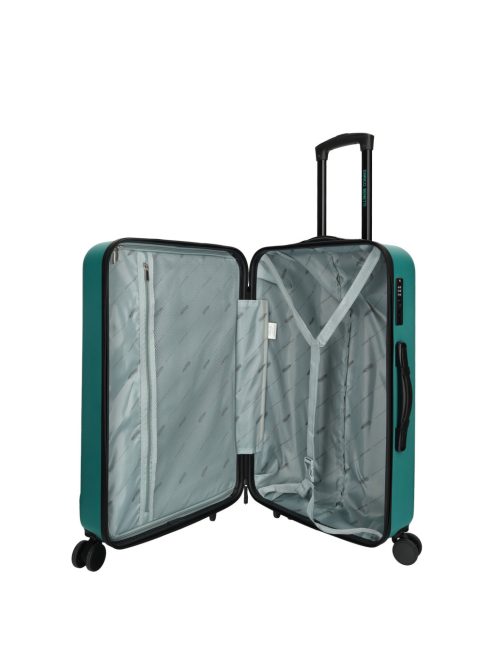 Enrico Benetti Edmonton menta 4 kerekű 3 részes bőrönd szett