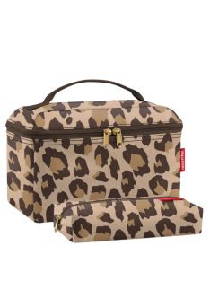   Reisenthel beautycase set díszdobozos drapp-barna mintás női táska szett