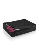 Reisenthel storagebox low fekete steppelt nagy tároló doboz