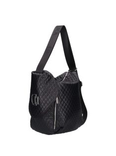   Chiara Mistia fekete steppelt rostbőr női hátizsák/válltáska