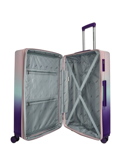 Enrico Benetti Havana lila 4 kerekű nagy bőrönd