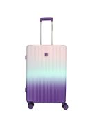 Enrico Benetti Havana lila 4 kerekű közepes bőrönd