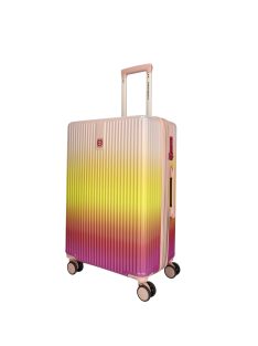 Enrico Benetti Havana pink 4 kerekű közepes bőrönd