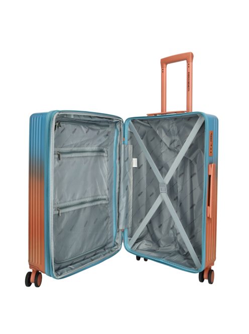 Enrico Benetti Havana púder 4 kerekű közepes bőrönd