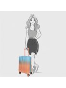 Enrico Benetti Havana púder 4 kerekű kabinbőrönd