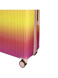   Enrico Benetti Havana pink 4 kerekű 3 részes bőrönd szett