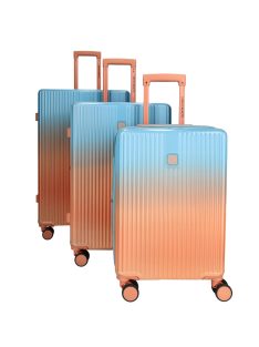   Enrico Benetti Havana púder 4 kerekű 3 részes bőrönd szett