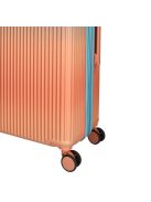 Enrico Benetti Havana púder 4 kerekű 3 részes bőrönd szett