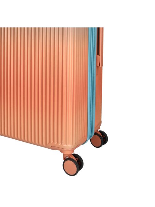 Enrico Benetti Havana púder 4 kerekű 3 részes bőrönd szett