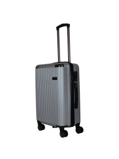 Hachi Houston ezüst 4 kerekű közepes bőrönd