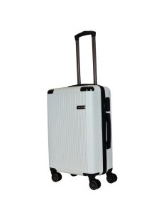Hachi Houston fehér 4 kerekű közepes bőrönd